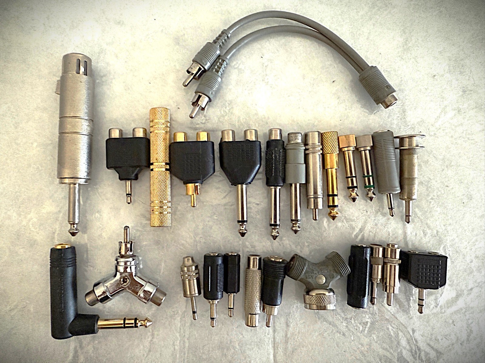 AWESOME Audio Plug Adapter Collection! 26 items-RCA, Phono, Switchcraft (V2)