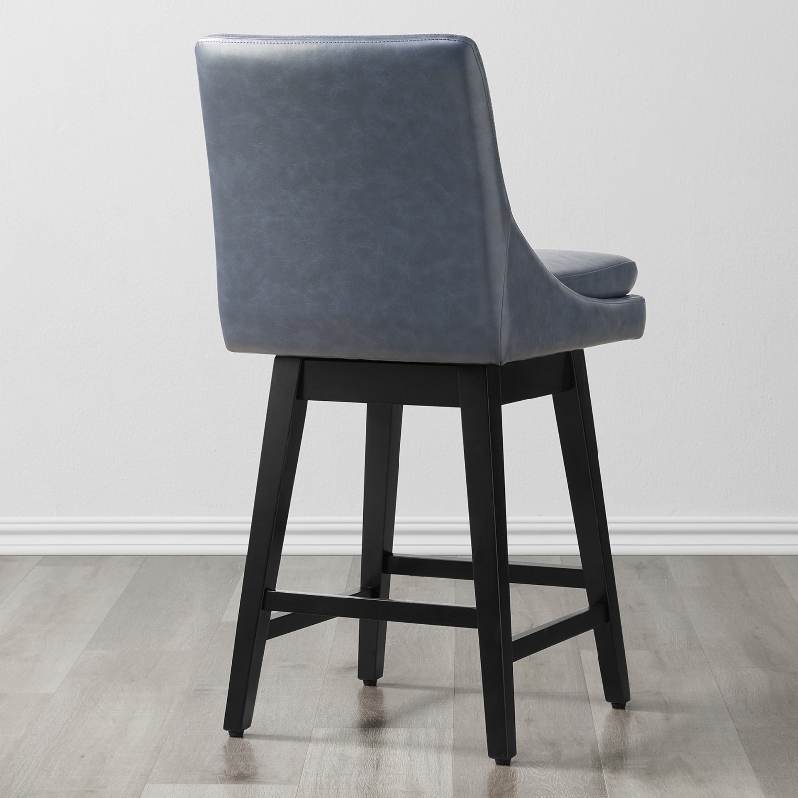 CHITA Bar Stools,Counter Height Swivel Barstools, FSC Certified (Set of 2 or 1)