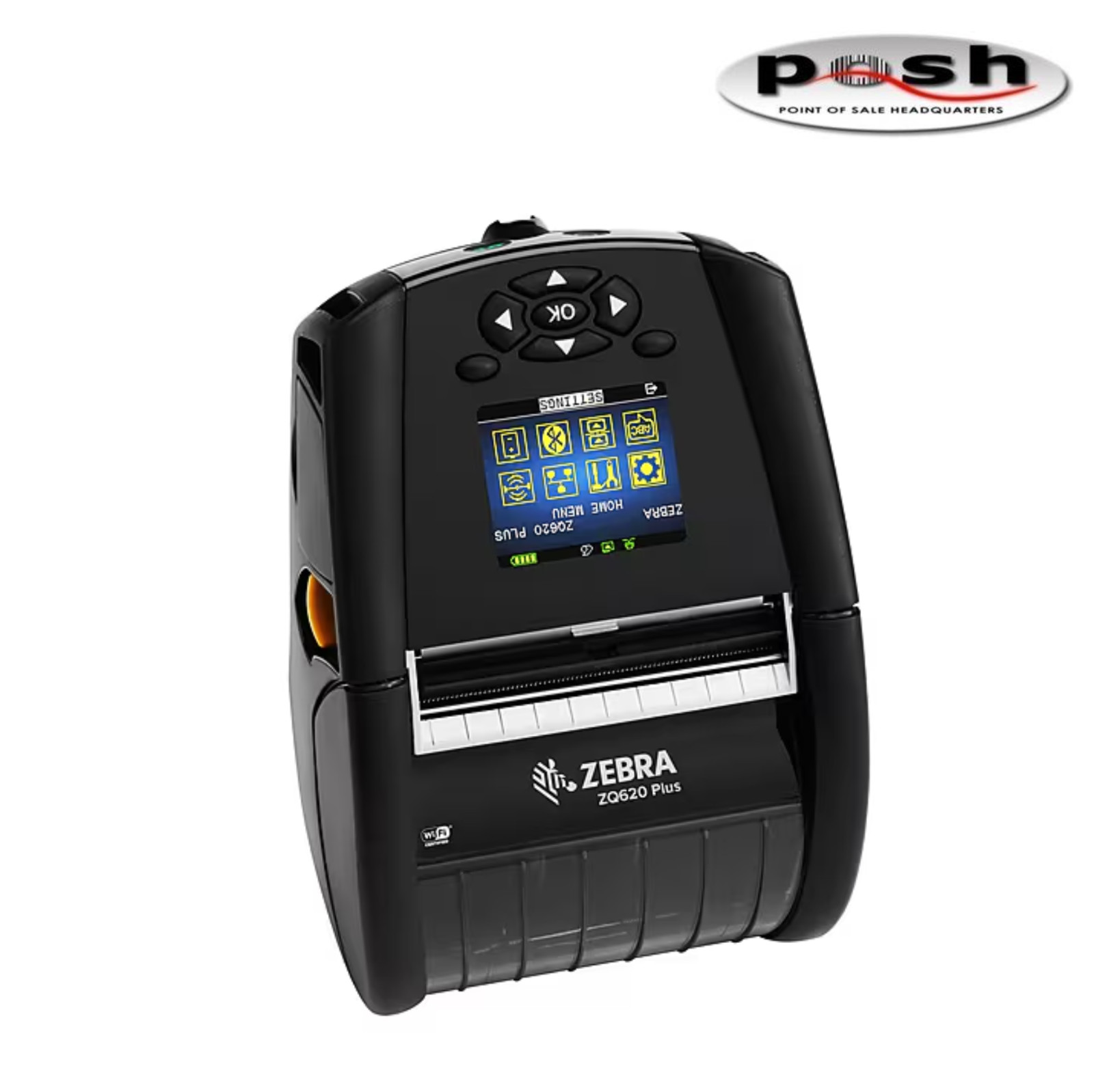 NEW Zebra ZQ620 Plus ZQ62-AUWA0B4-00 Mobile Thermal Printer WiFi BT Ext Battery