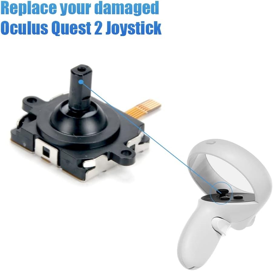 2 Pack Joystick for Quest 2/3 Controller/Meta Quest 2/3 Controller, 14 in One