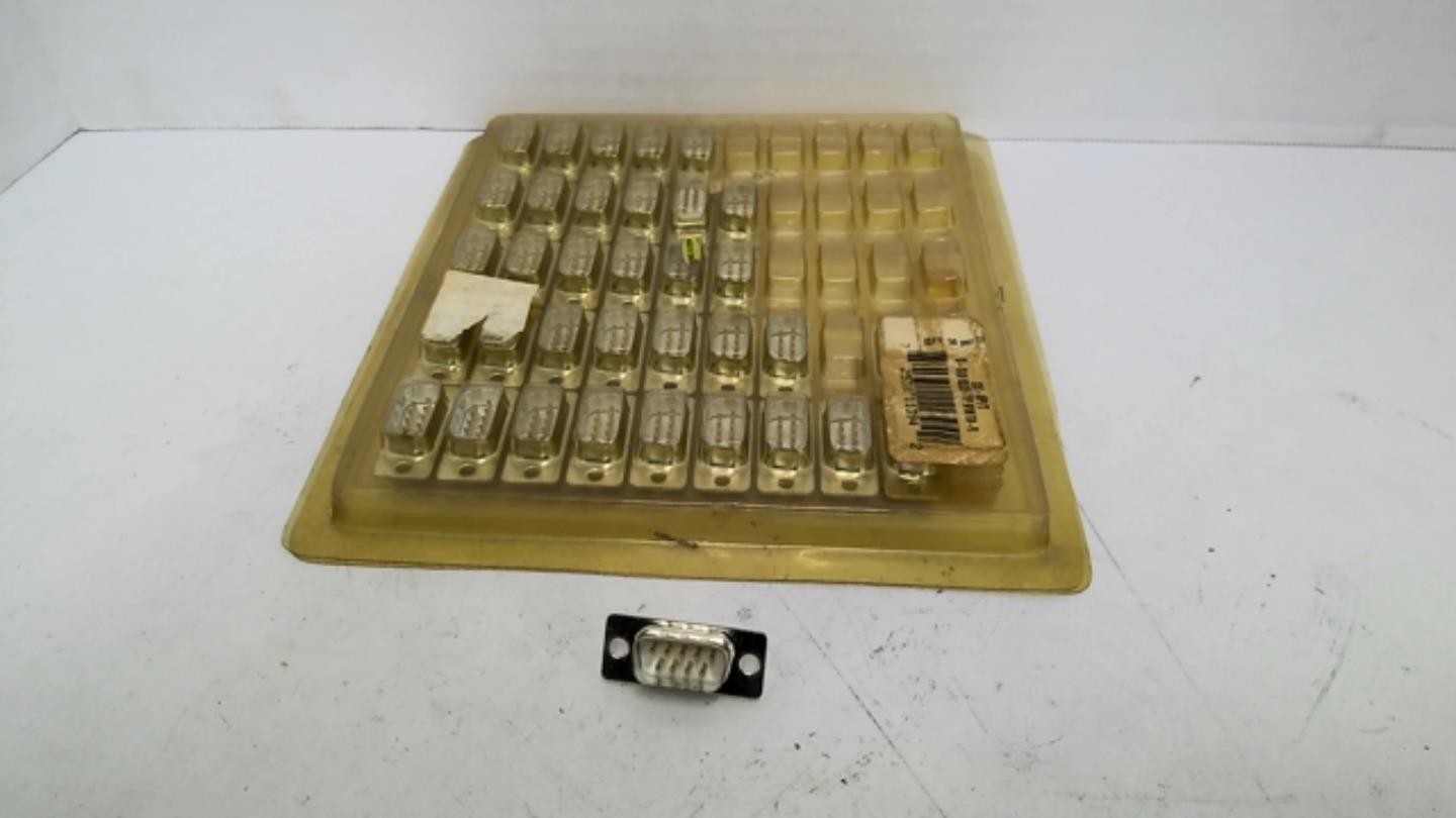 Gold Contacts 9 Pin D-Sub Tin Body Lot of 35