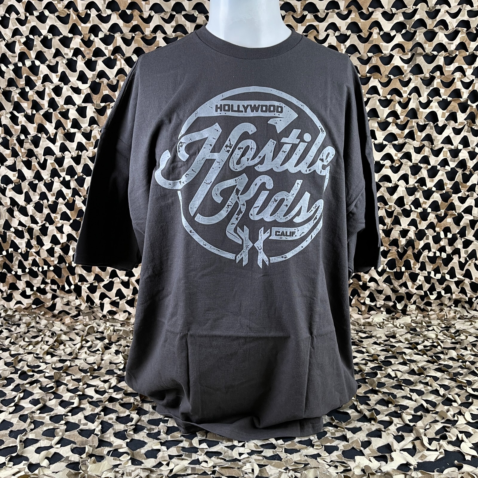 NEW HK Army Vintage Paintball T-Shirt - Charcoal - XXX-Large