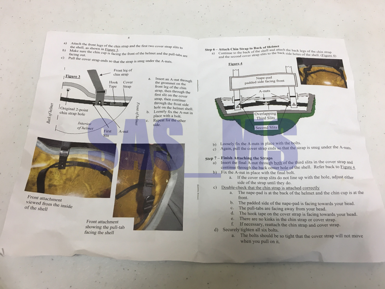 TEAM WENDY 4 POINT CHINSTRAP RETROFIT KIT ASSEMBLY WITH HARDWARE NEW