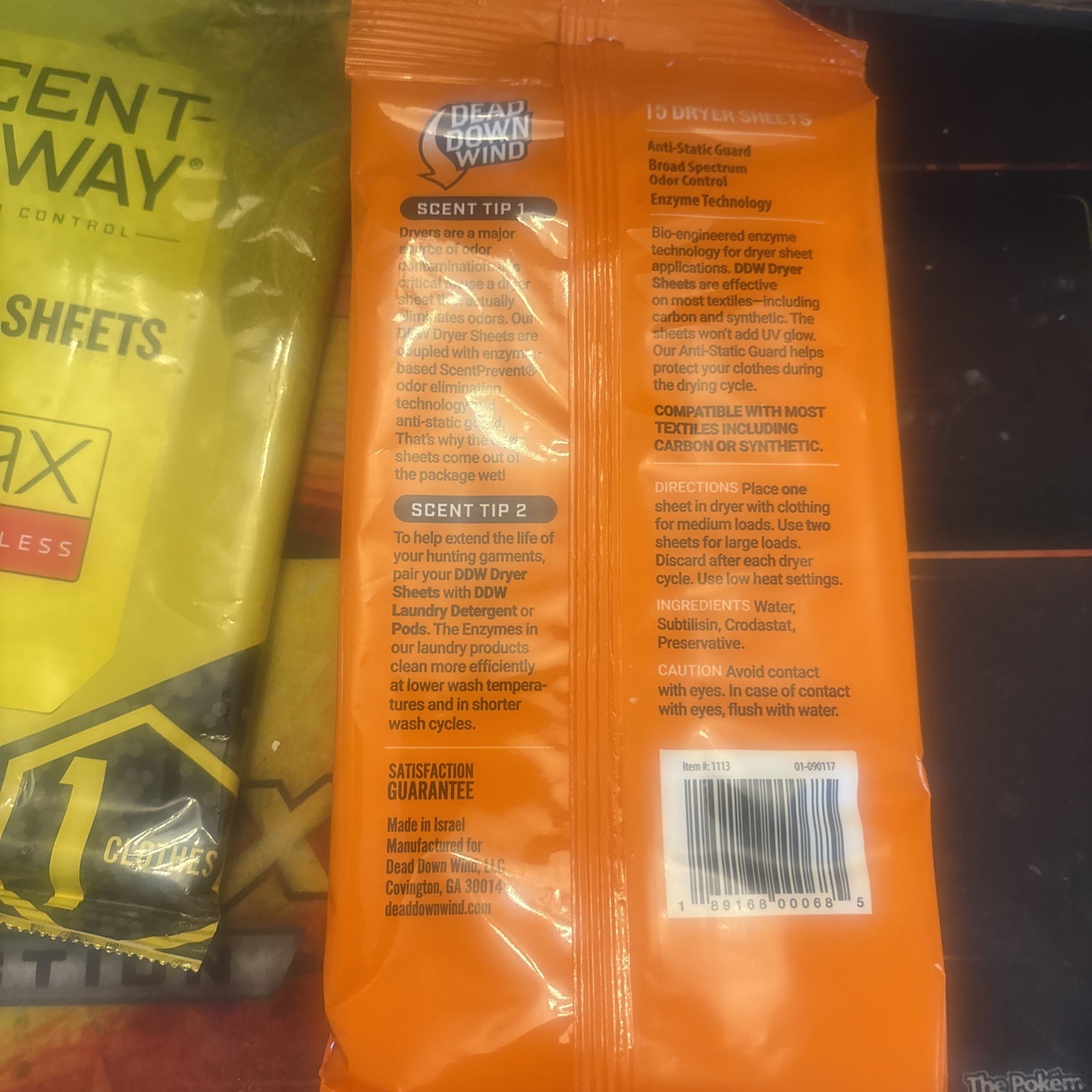 Dryer Sheets And 12 Single Laundry Detergent packets Combo