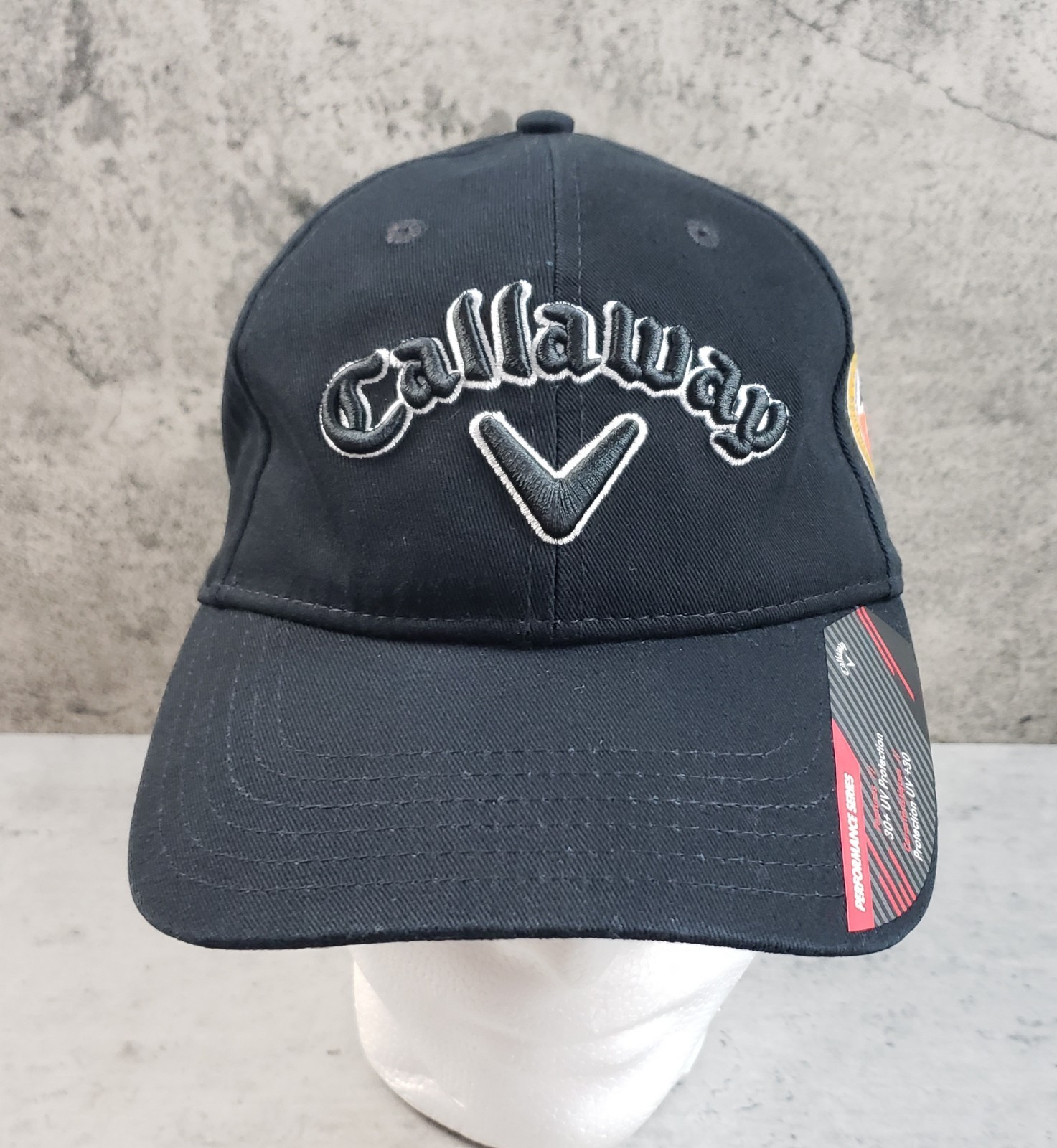 Callaway Mens Golf Hat Cap Performance Series Amstel Light Black NWT