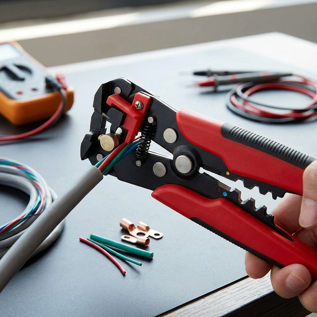 3 in 1 Automatic Wire Stripper Plier Multi Function Cable Crimping Cutting Tool
