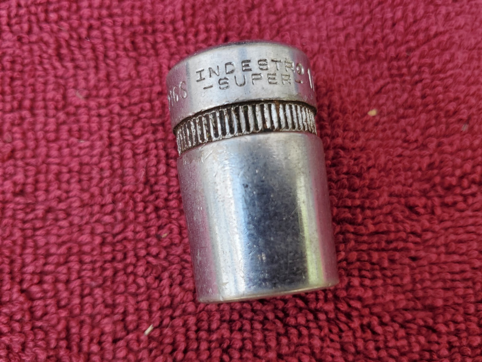 Vintage Indestro Super 1216S 5/8" 1/2" Dr. 8 Pt. Socket #2