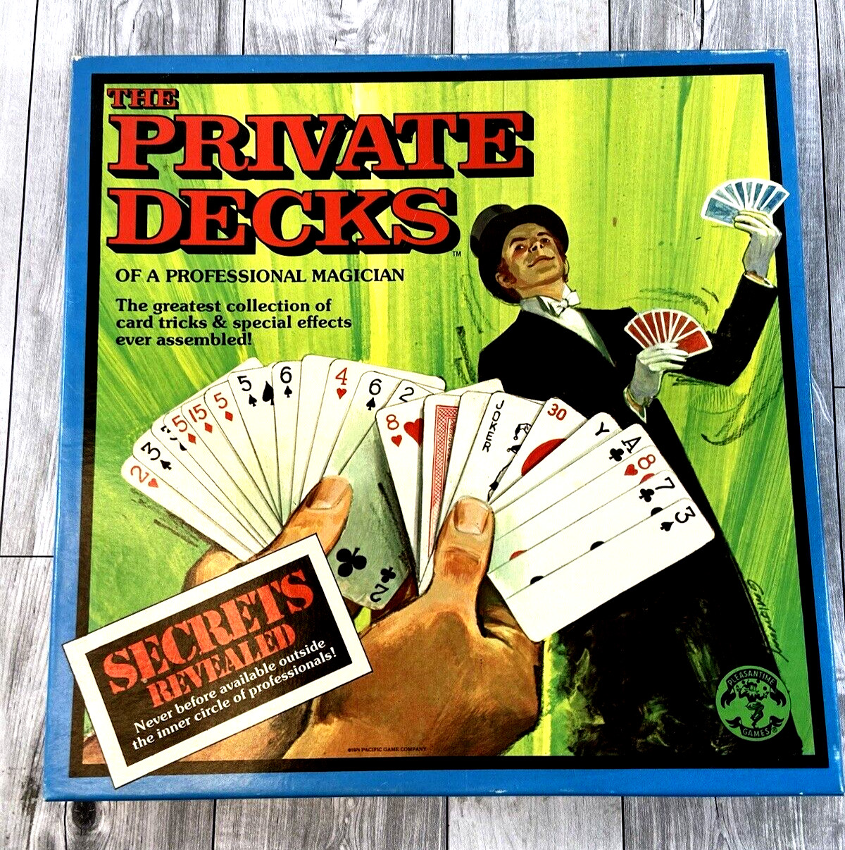 Vintage Magic 1974 The Private Decks of a Professional Magician Card Tricks HTF