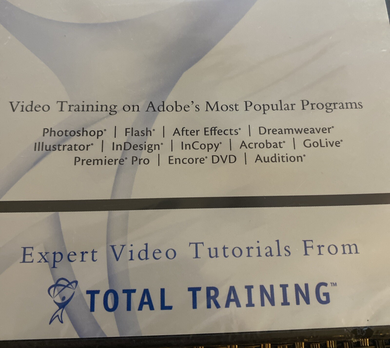 Total Training Adobe Design Bundle Training Professional Series complete as show