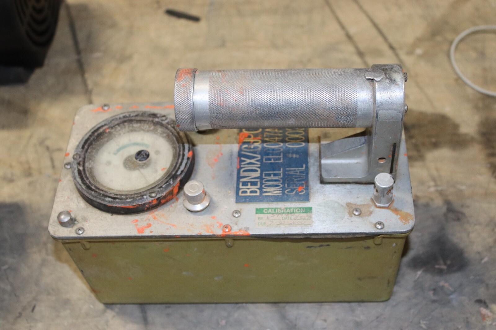 Bendix gjpo el0047A GEIGER RADIATION DETECTOR