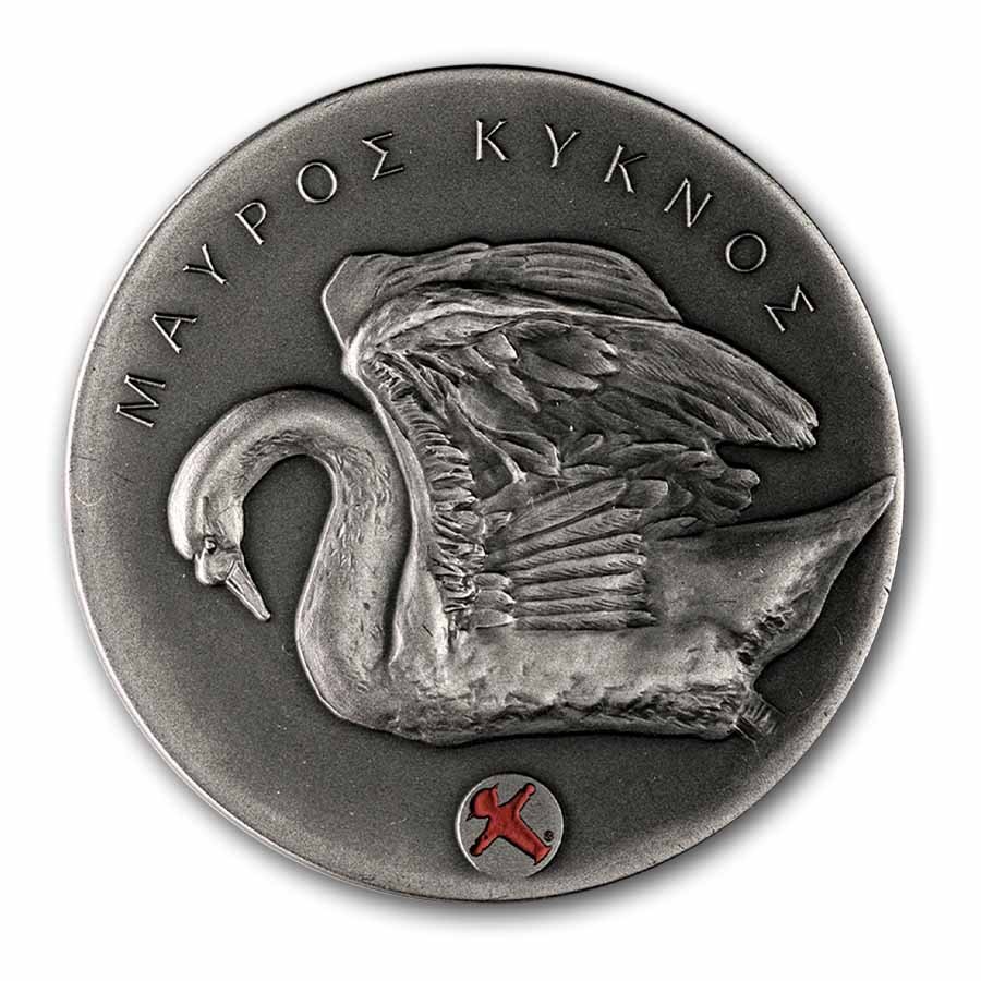 2026 Republic of Cameroon Silver Glow of History: Black Swan