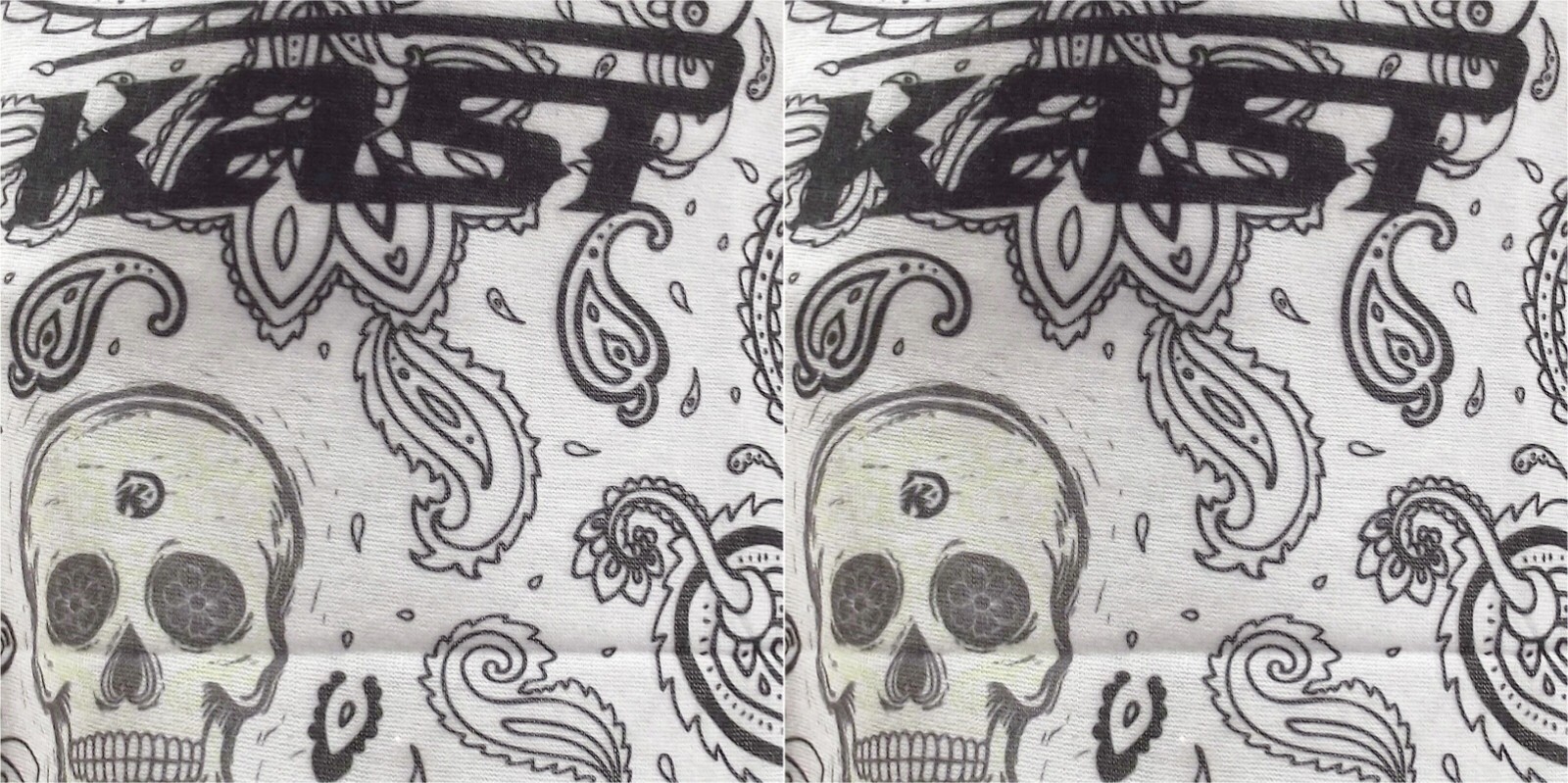 Two Kast Extreme Fishing Gear Banditos / Neck Gaiters Skull-Paisley One Size NWT