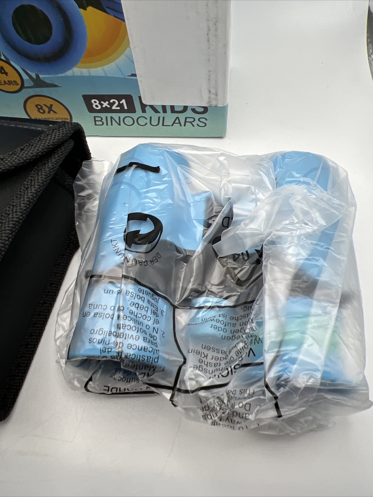 Uttora Binoculars for Kids with Case Blue UT-1200