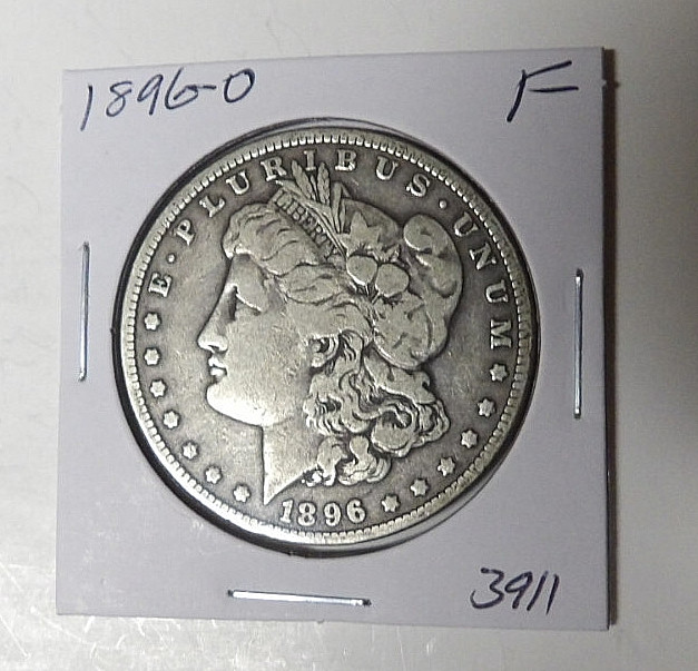 1896-O Morgan Silver Dollar Fine Condition New Orleans Mint (42925)