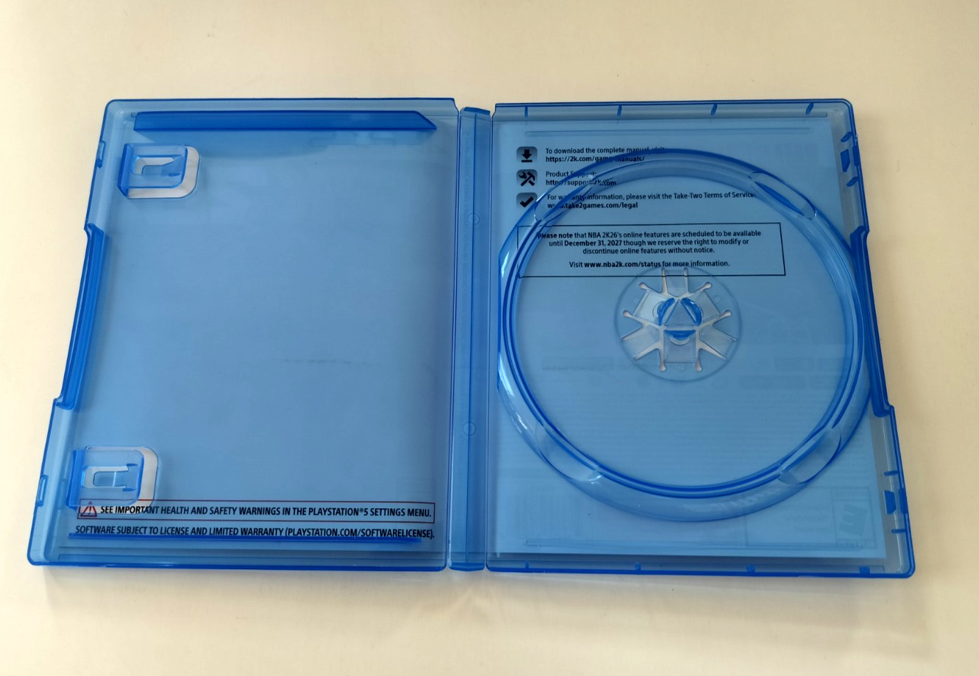 Replacement Case Only for NBA 2k26 PlayStation 5 PS5 AUTHENTIC