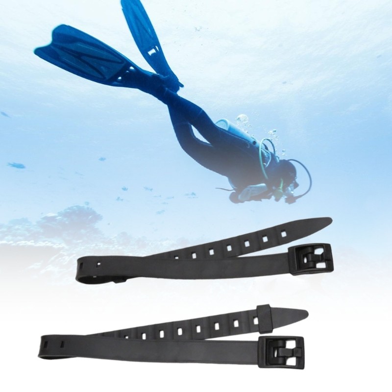 Swimming Strap Wide Buckle Type Adjustable Scubas Diving Cutter Strap Enduring