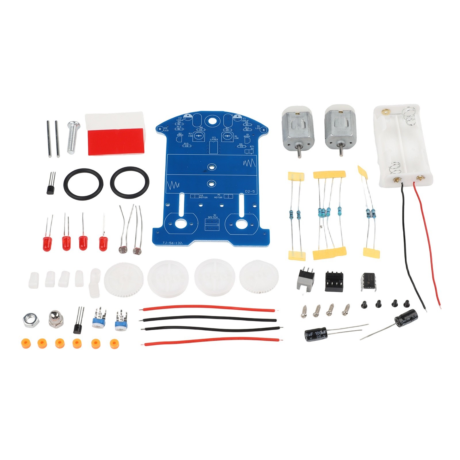 Interactive DIY Kit Smart Car Soldering Project for Electronics Learning