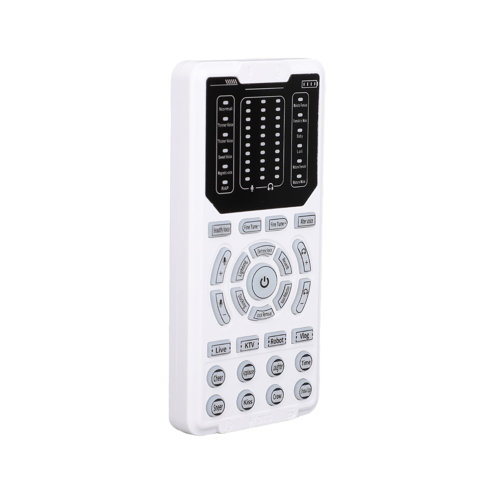 Voice Changer Portable Voice Changer Device With Headphone Microphone 15 RUWE