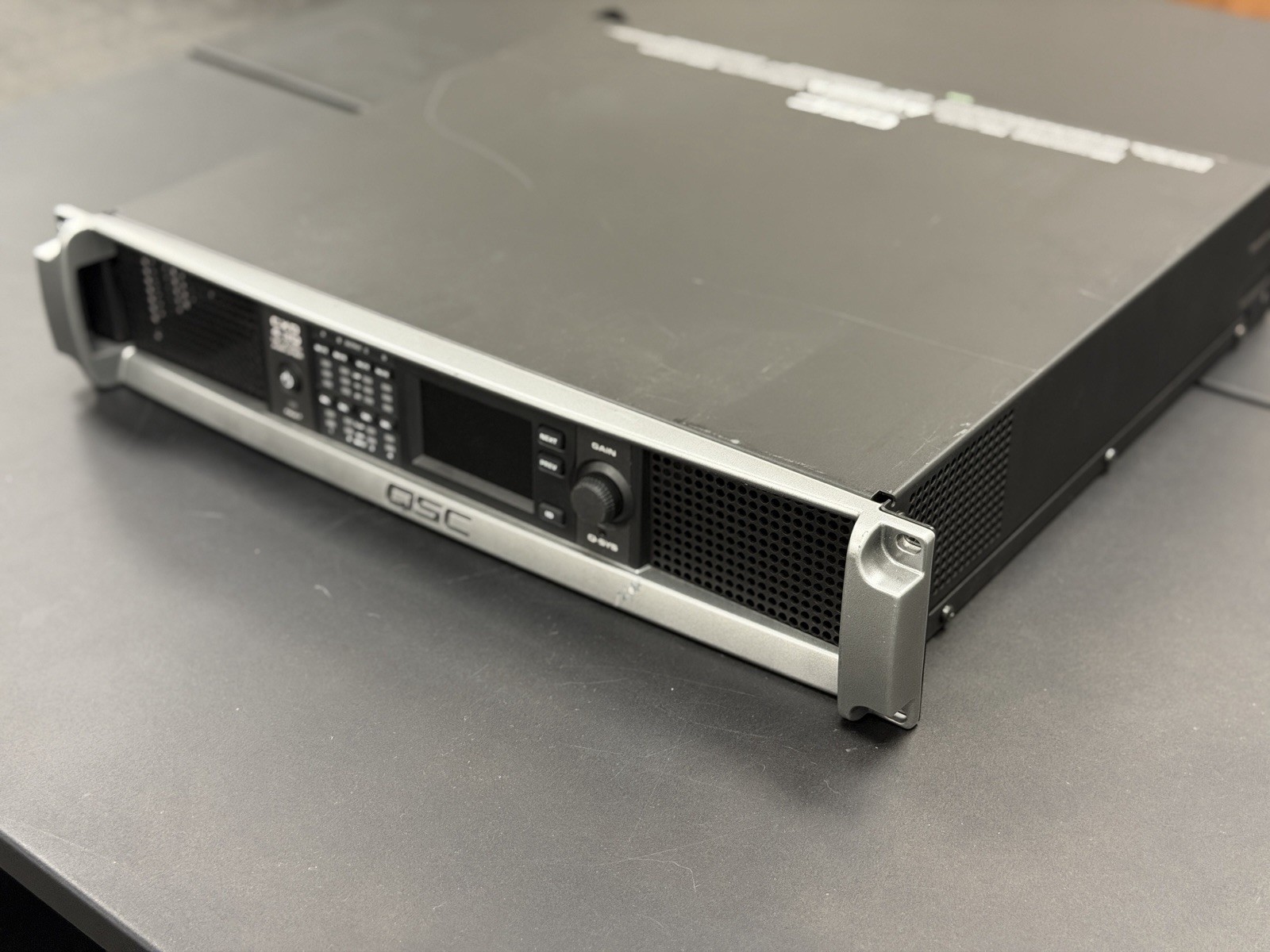 QSC CXD 4.3Q 4-Channel Network Processing Amplifier CXD4.3Q Factory Reset Tested