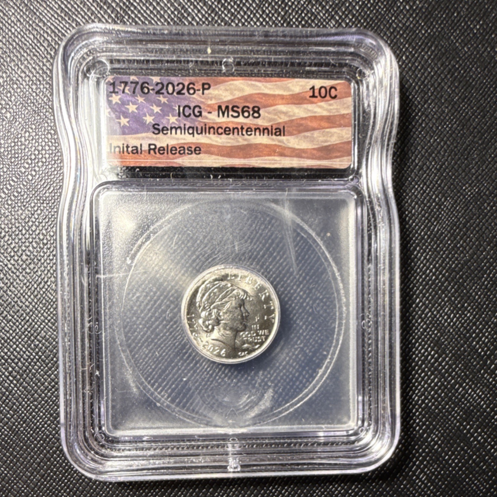 2026-P Emerging Liberty Dime- ICG MS68