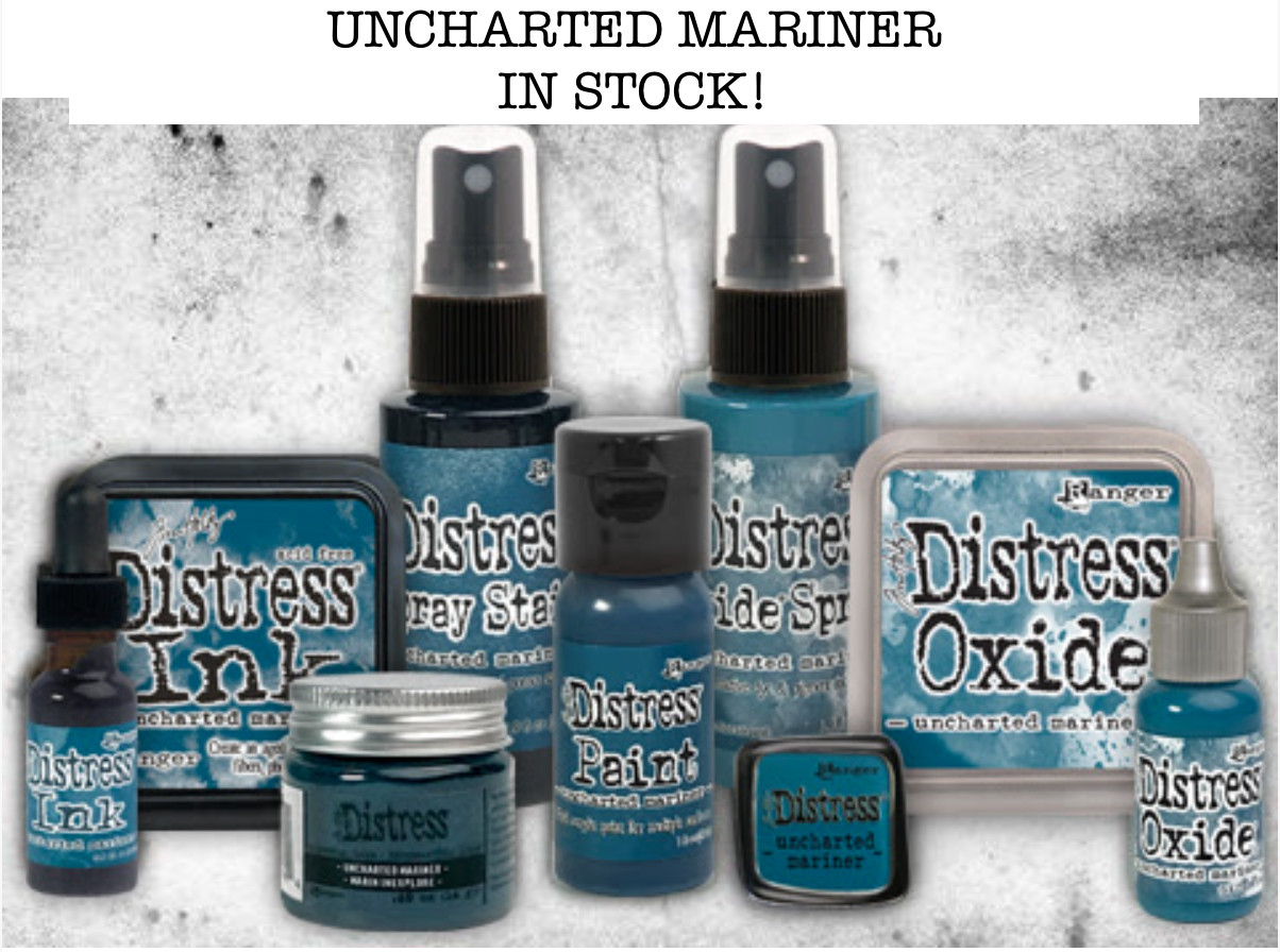 Tim Holtz Distress UNCHARTED MARINER- JUNE COLOR- Oxide, Reinker, Pad 2022