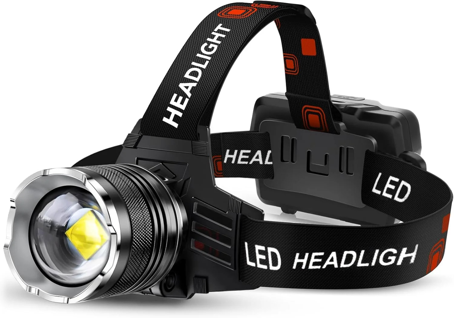 LED Rechargeable Headlamp 99000 High Lumens, 95 Hours Endurance Head Lamp with Z