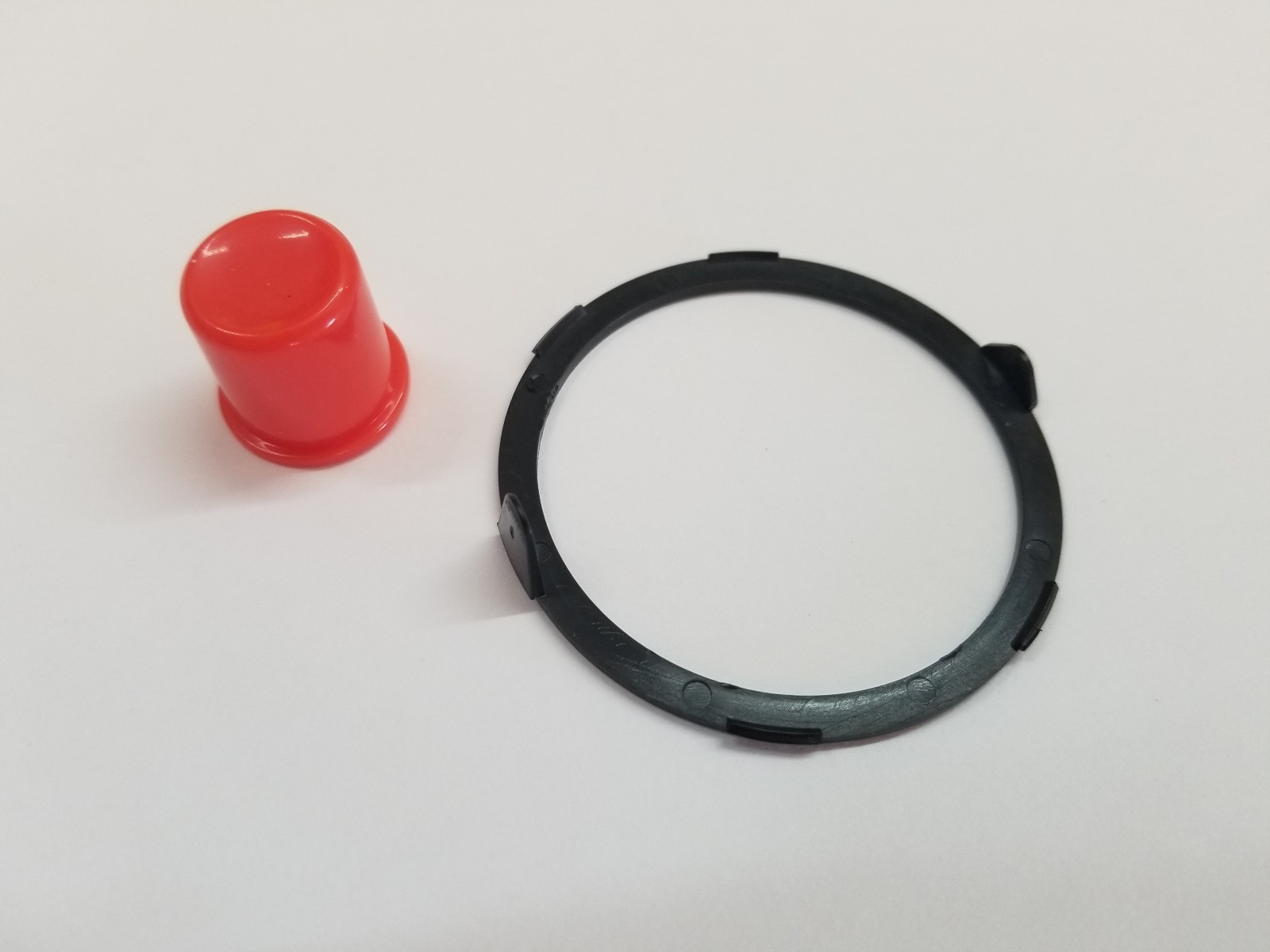 NEW Retaining Ring & Red button Replacement for Atari 2600 CX-40 Joystick