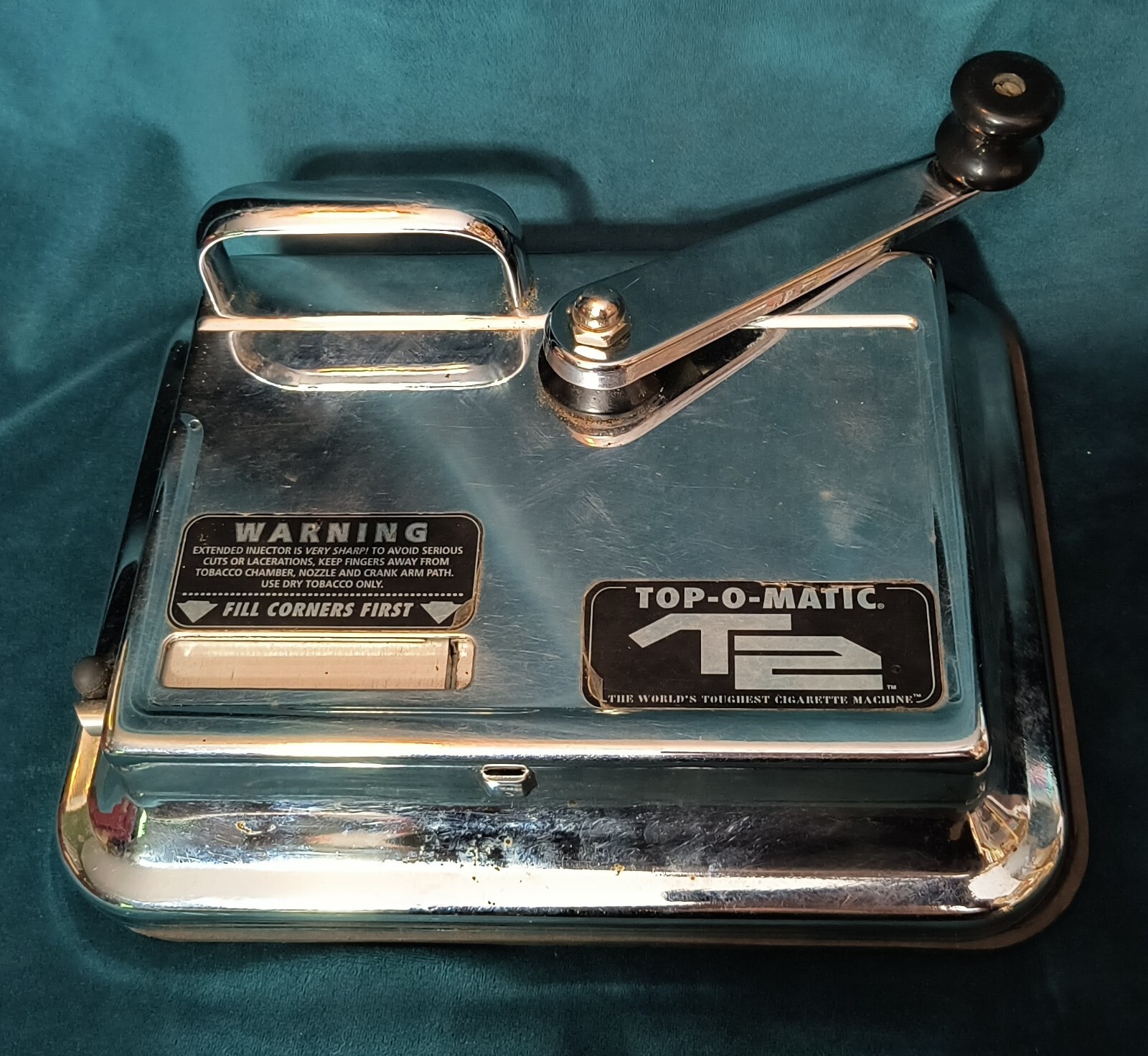 TOP-O-Matic T2 Cigarette Maker Rolling Tobacco Injector Machine King 100s