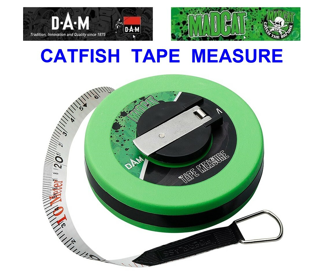 DAM MADCAT CATFISH TAPE MEASURE FOR PIKE CARP COARSE FISHING WEIGH SLING PHOTO