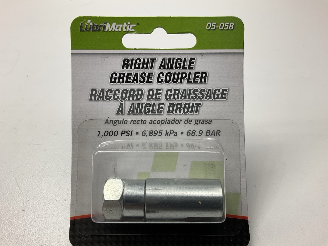 Plews 05-058 LubriMatic Right Angle Grease Coupler, 1,000 PSI