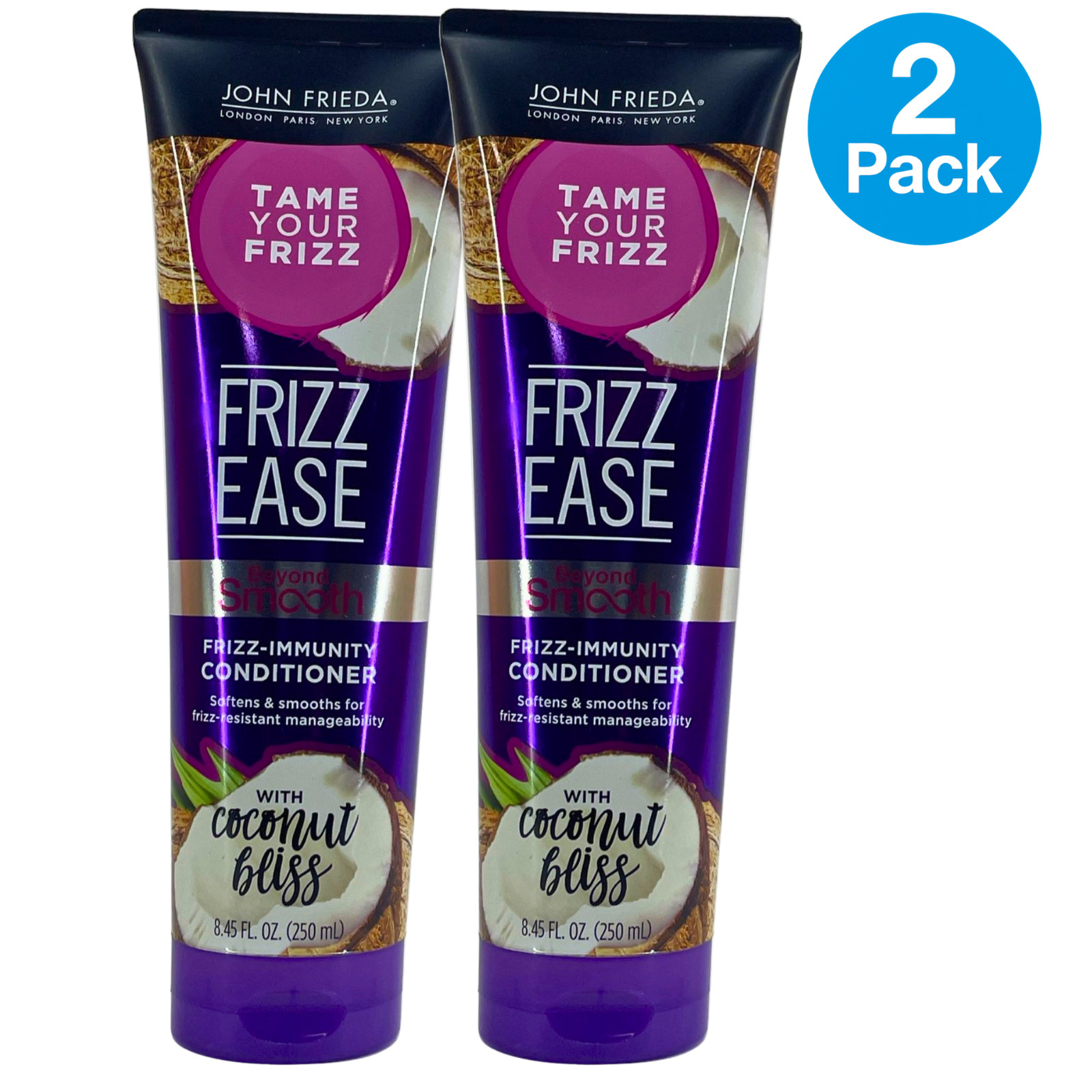 John Frieda Frizz Ease Beyond Smooth Conditioner 8.45 oz 2 Pack New