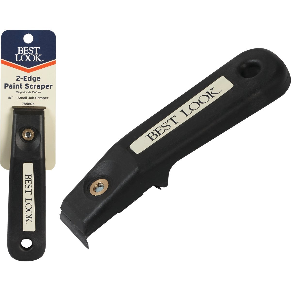Best Look 1-1/8 In. Stiff Paint Scraper F1-DIB Best Look F1-DIB 009326780627