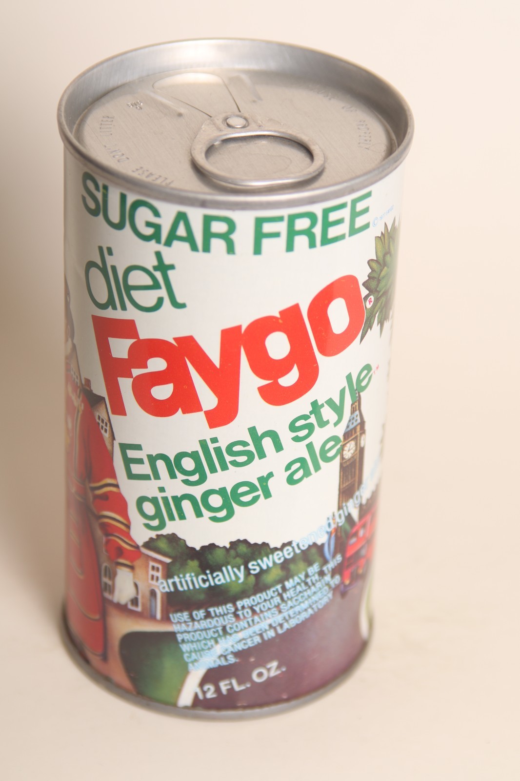 Diet Faygo Ginger Ale soda can