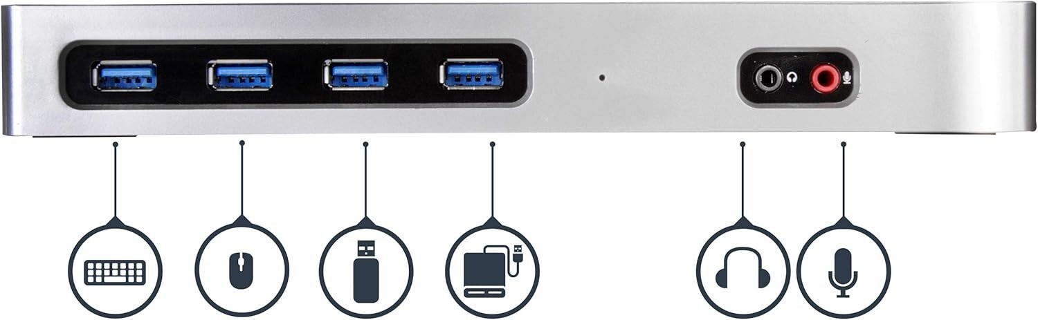 StarTech DK30A2DH USB 3.0 Docking Station