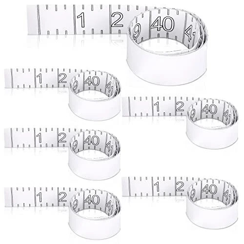 6 Pcs 42 Inch Adhesive Fish Ruler Fishing Measuring Tape for Fishing Boat Kayak