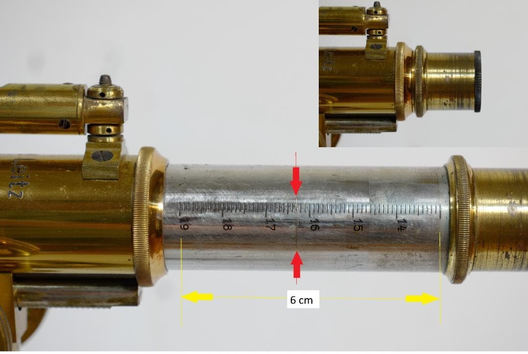 microscope antique Ernst Leitz vertical reading microscope