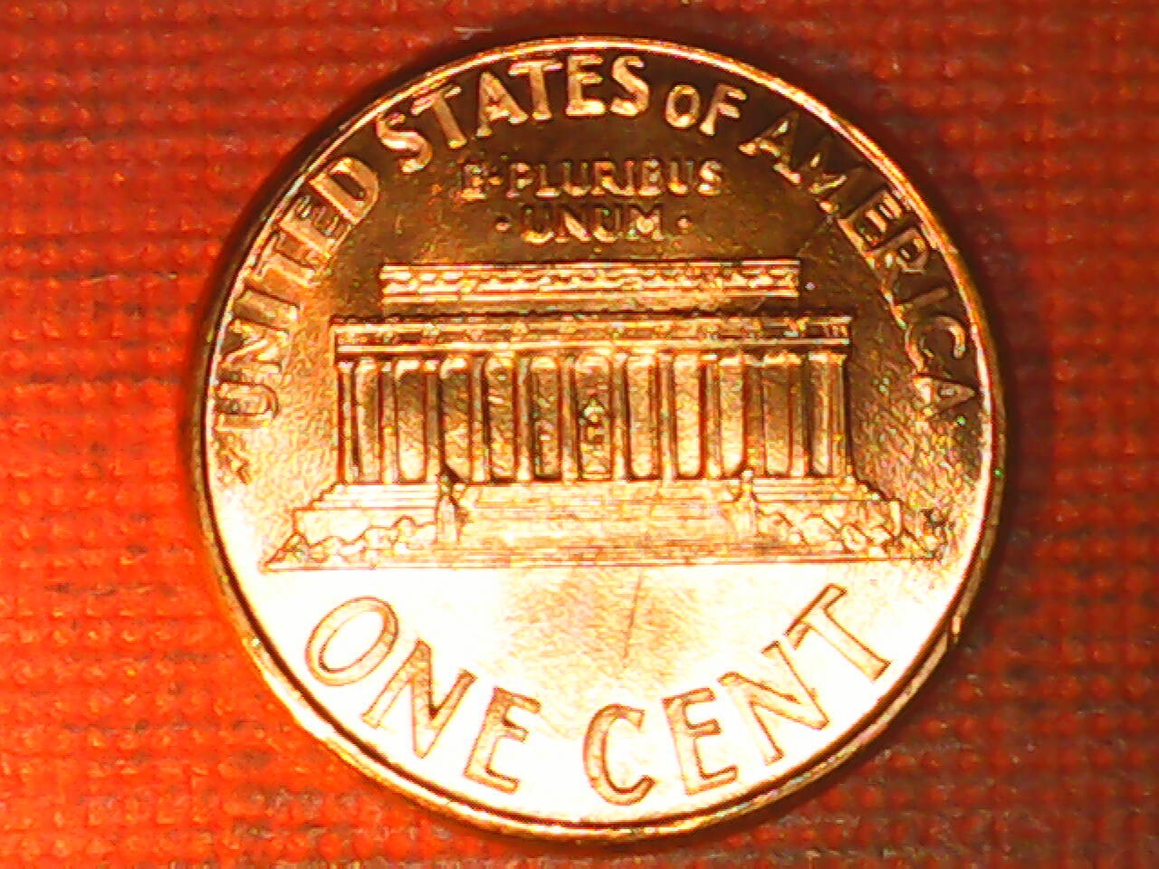 1995 Penny Die Crack Reverse