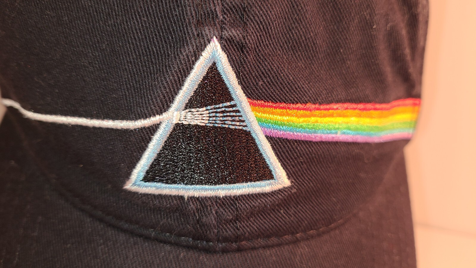 Pink Floyd - DSOTM Unisex Black Cap 3" adjustable Slider NWT Size: OS