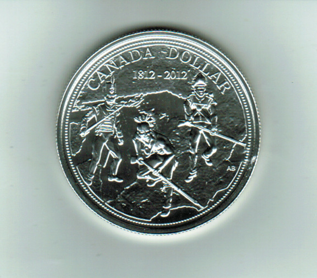 1812 - 2012 THE WAR OF 1812 BUILDING UNITY, THE SEEDS OF A NATION SILVER DOLLAR