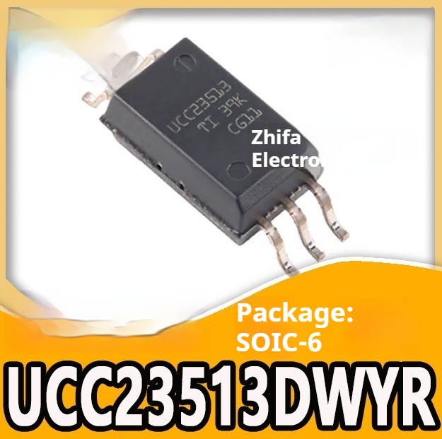 10PCS UCC23513DWYR UCC23513 SOIC-6 Option Isolated Gate Driver