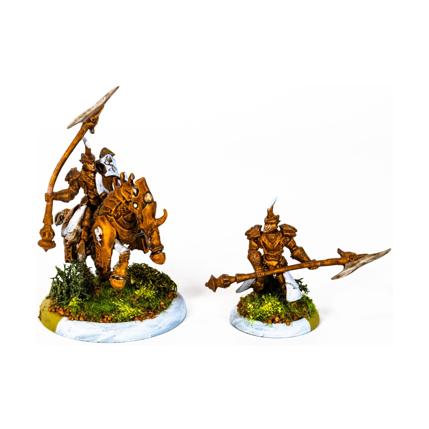 Warmachine Mk II Scyrah Fane Knight Skeryth Issyen - Mounted & on Foot #6 NM