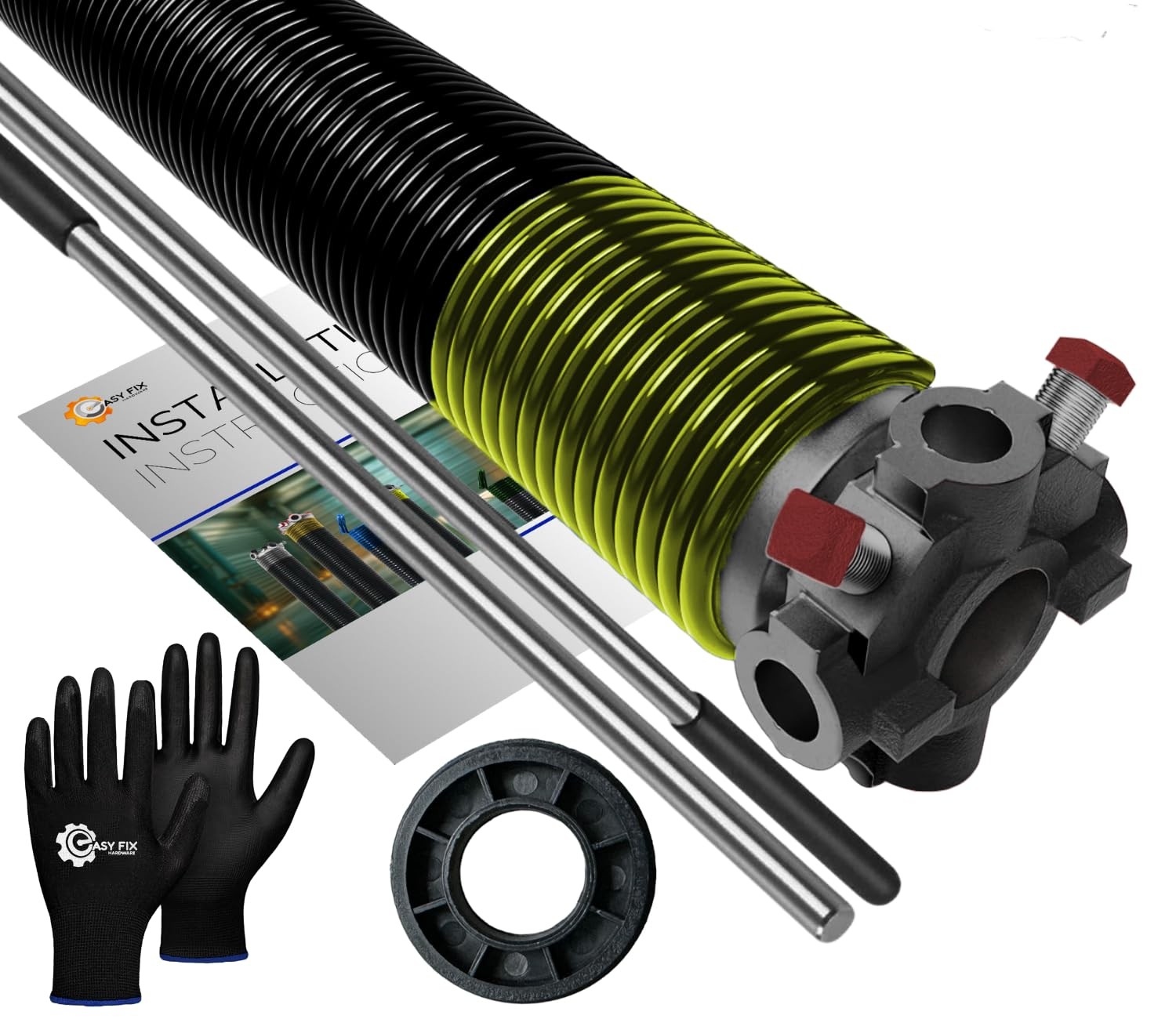 Garage Door Torsion Spring 207x2x20 Replacement for Right Side of Garage Door...