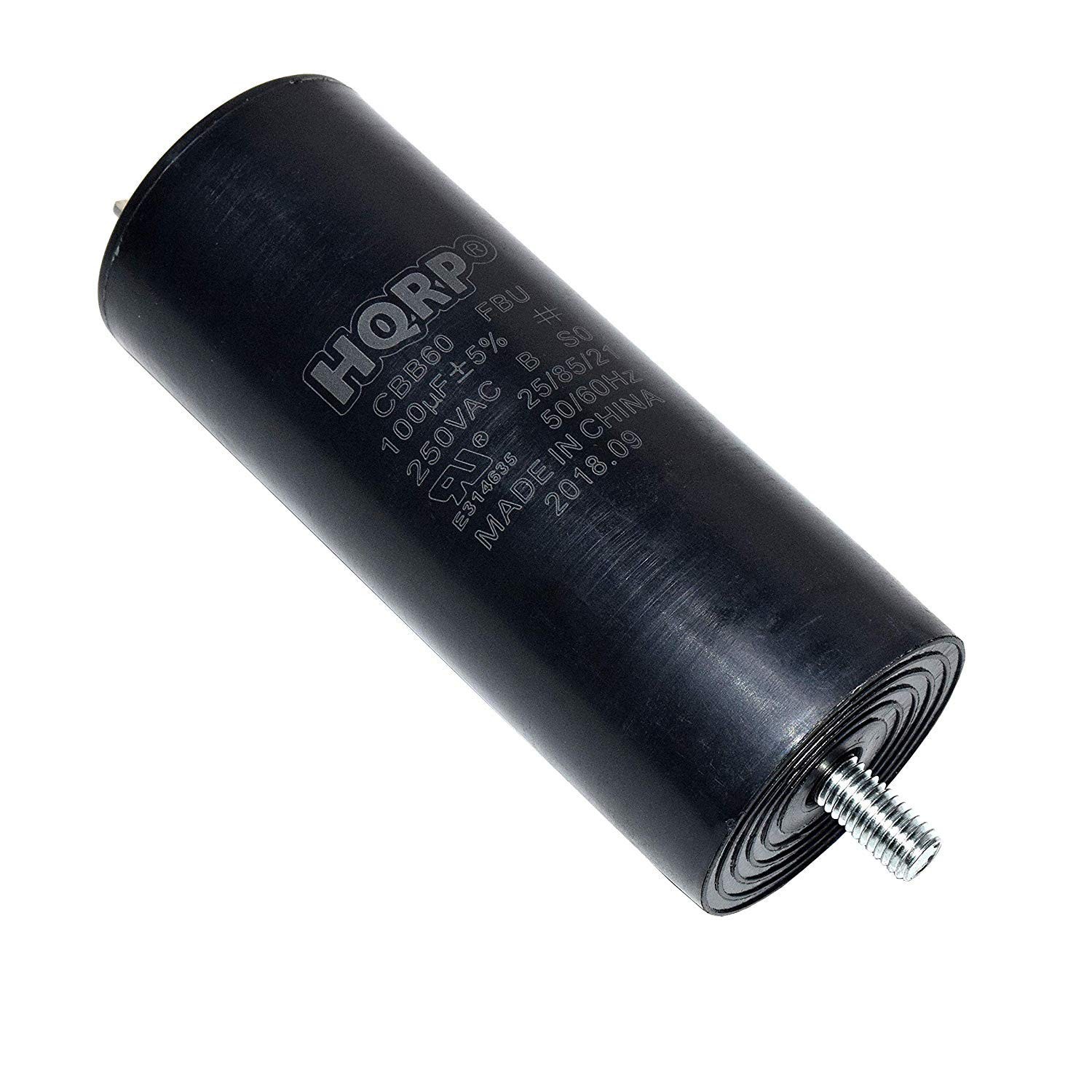 100uf 250VAC CBB60 Run Capacitor with Campbell Hausfeld HU000800AV Compressor...