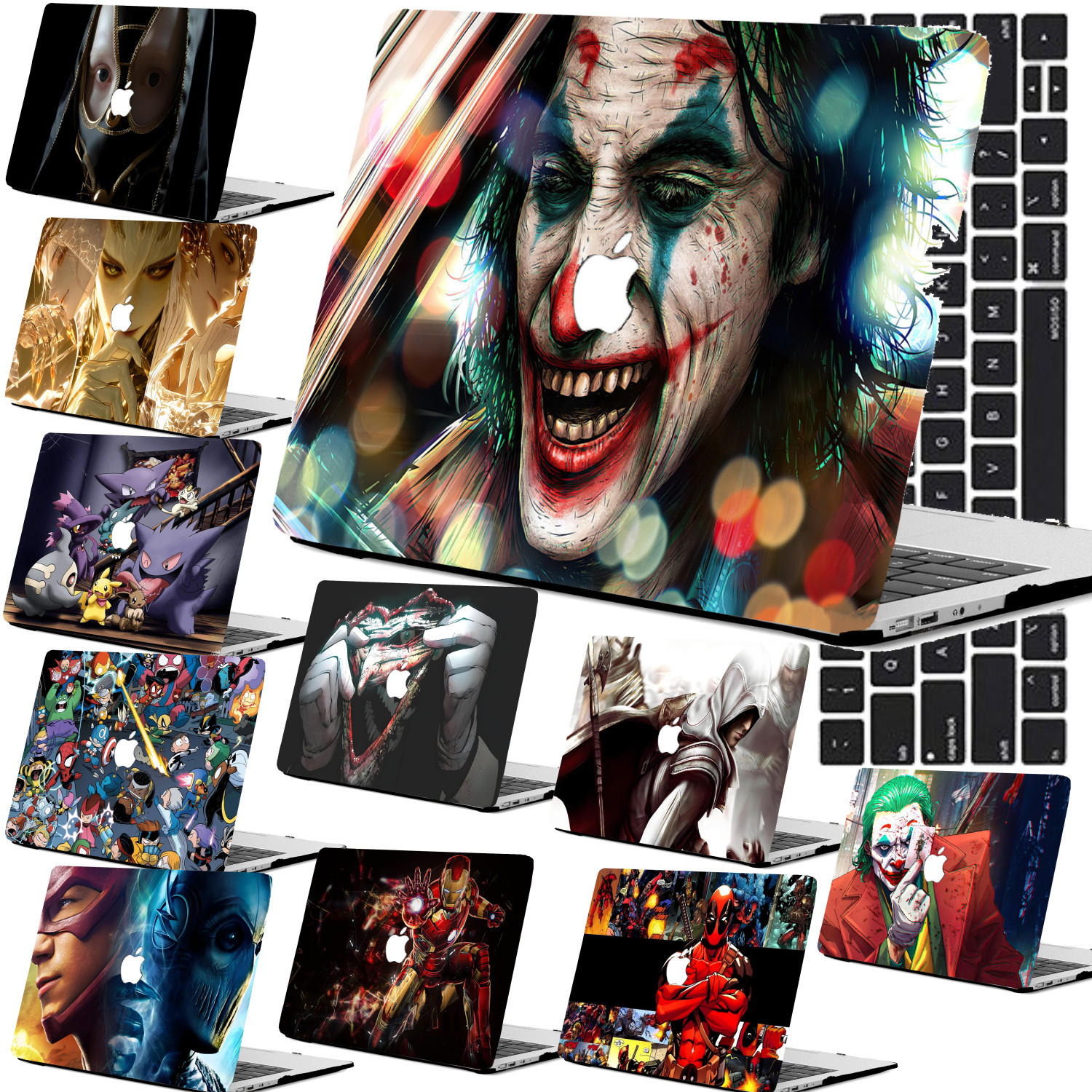 Movie Characters Rubberized Hard Case Cover For New Macbook Air Pro 13"14"15"16"