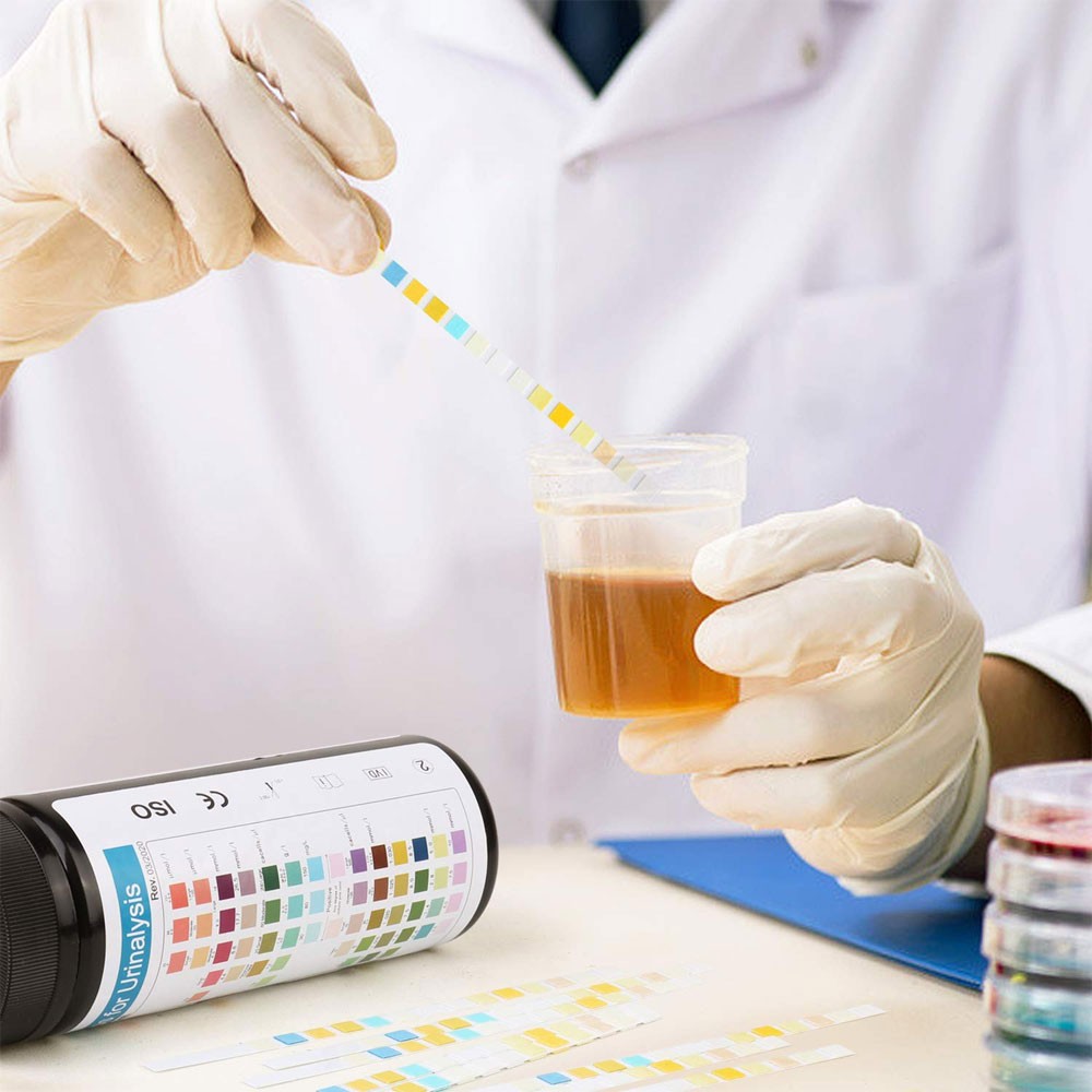 100 Strips 14-in1 Reagent Urinalysis Strips 14 Parameters Urine Test Strips Hot！