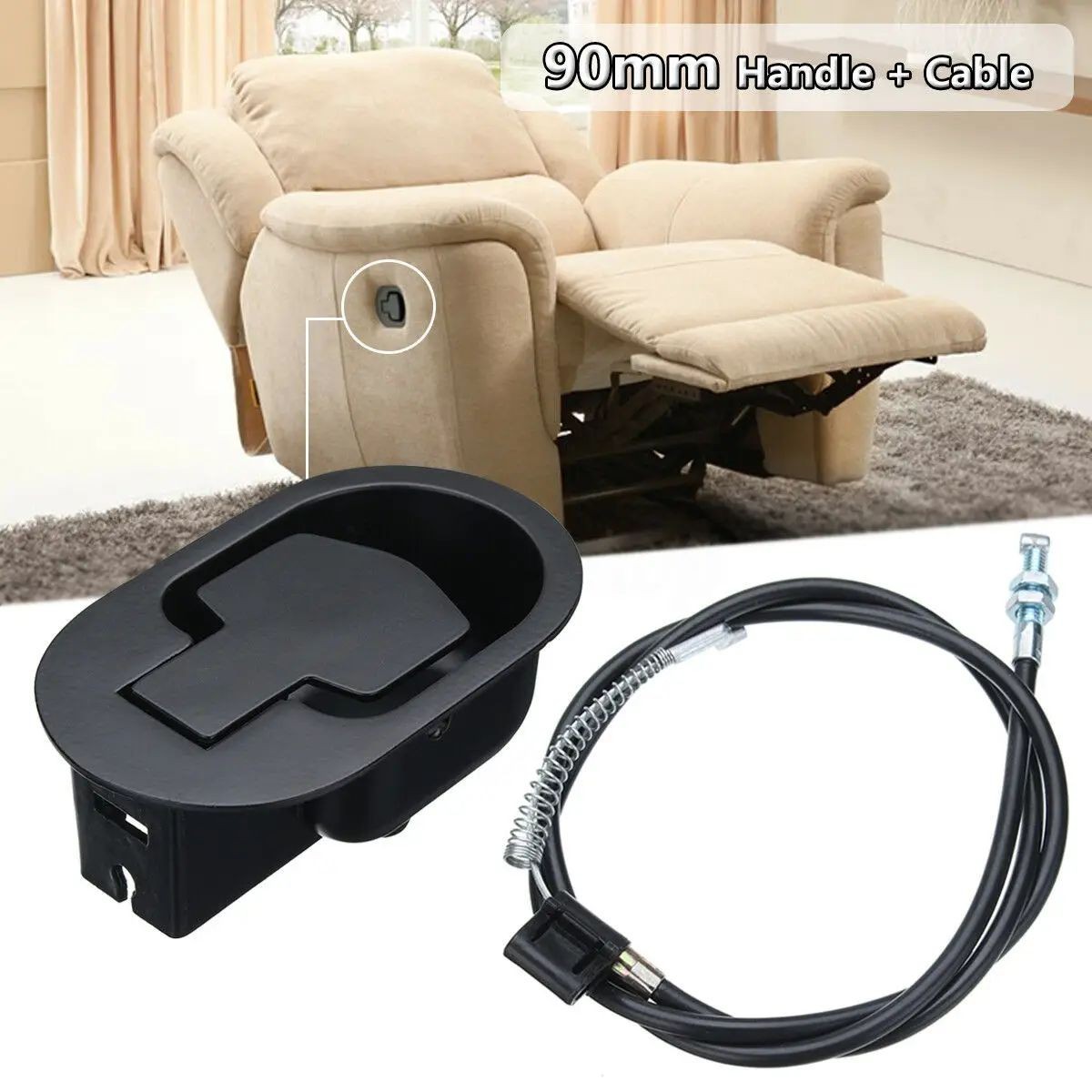 Universal Recliner Sofa Release Pull Handle Chair Couch Cable Lever Replacement