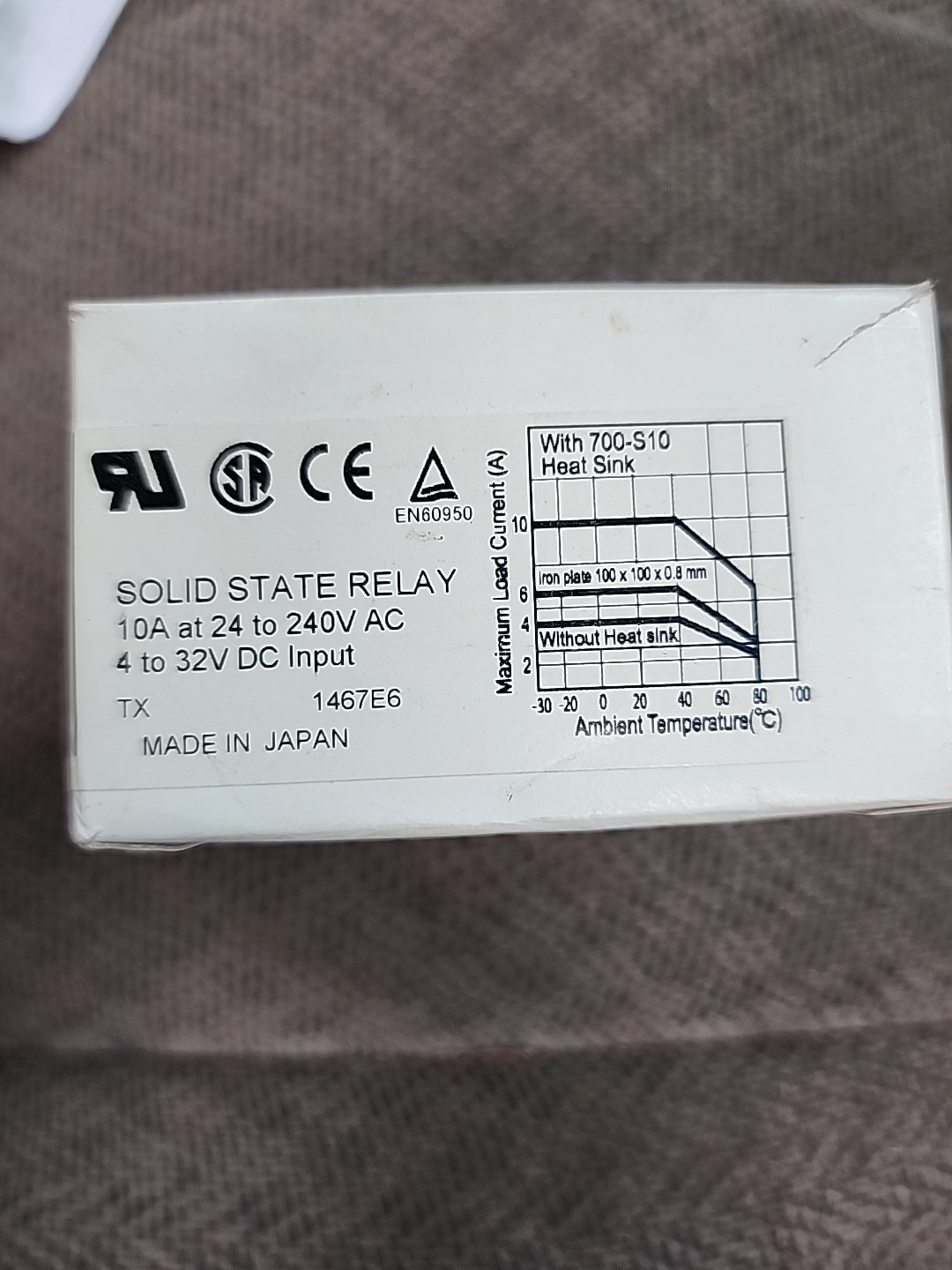 Allen Bradley 700-SH10GZ25 Series A Solid State Relay