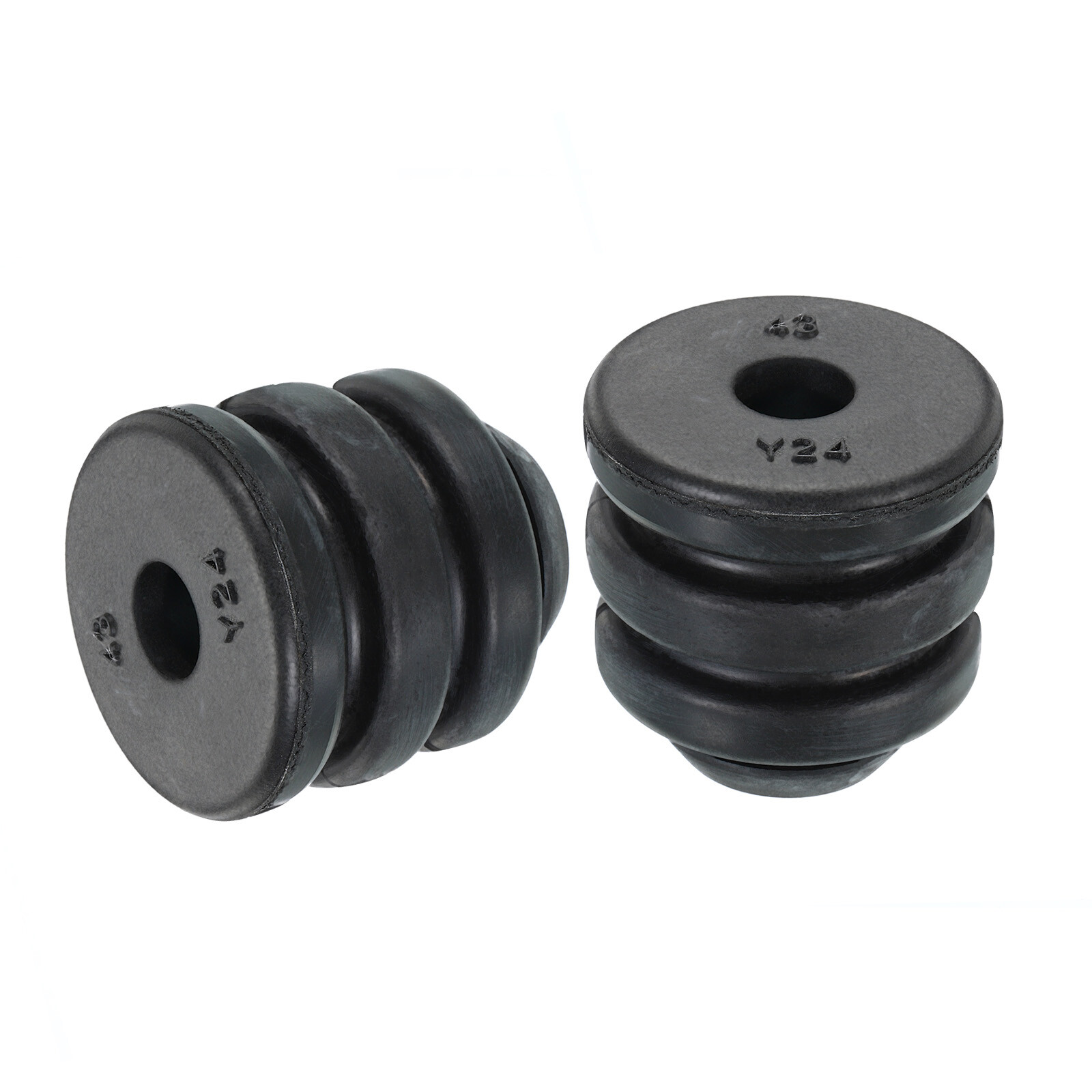 1.4" x 1.4" Compressor Rubber Feet, 3 Pack AC Mount Anti Vibration Pad, Black