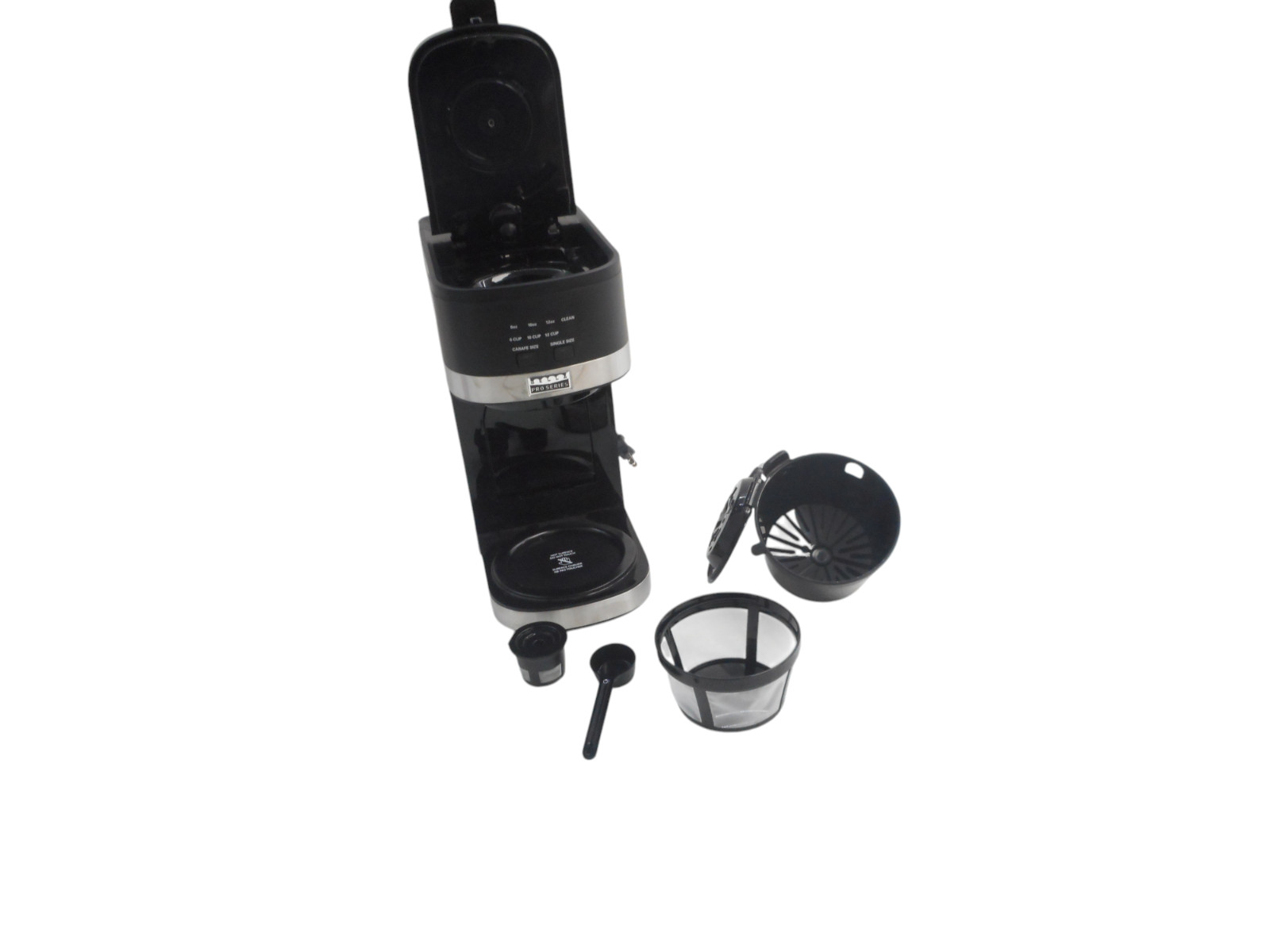 Bella Pro Series Single Serve & 12-Cup Coffee Pot Maker Combo - read