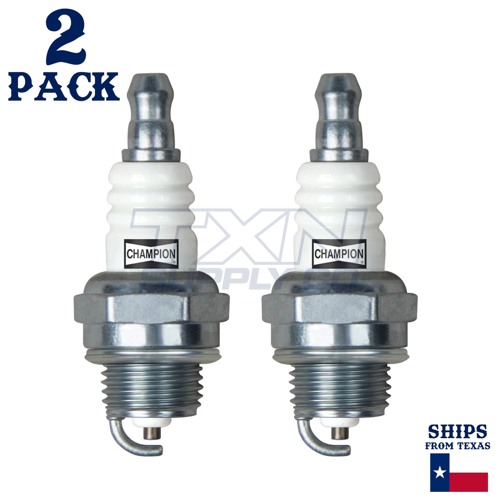 2 Pack Champion Spark Plug - For MS290 STIHL Chainsaw